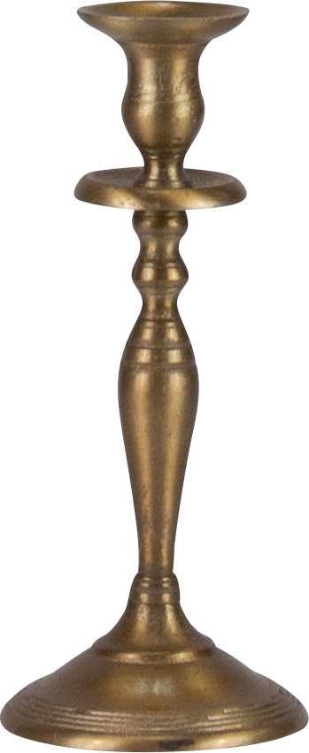 TWIST Kerzenständer Höhe 27 cm Metall messing