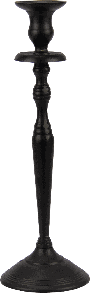 TWIST Kerzenständer Höhe 36,5 cm Metall schwarz