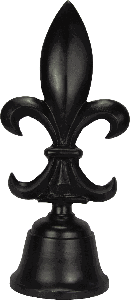 BOURBONE Dekorationsobjekt 70 cm  Metall schwarz