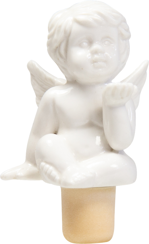 ANGELO Flaschenstöpsel Porzellan weiß