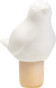 BIRD Flaschenstöpsel Porzellan weiß