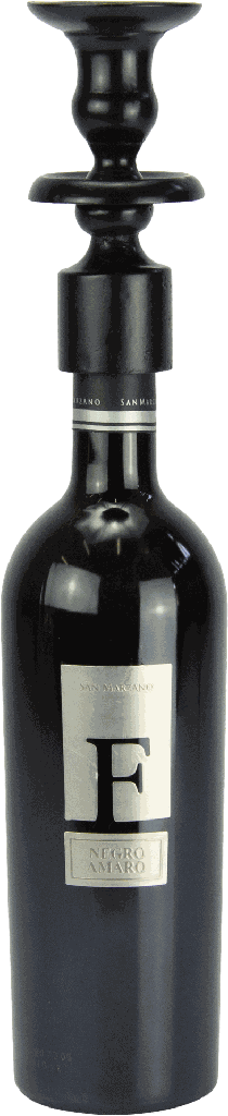 IN VINO Flaschenaufsatz für Stabkerzen oder Teelicht-Aufsatzgläser Metall schwarz