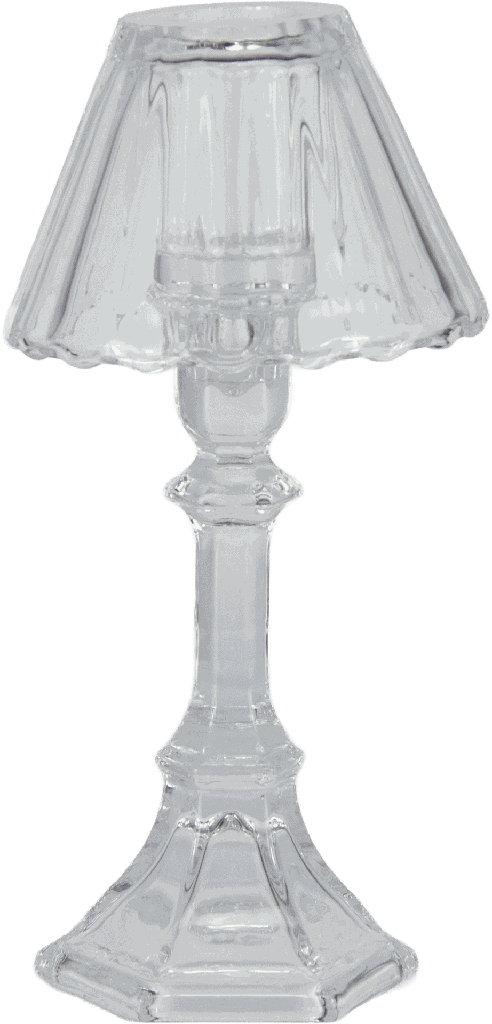 LUCE Teelicht - Lampe 3-tlg Höhe 27,5 cm Glas klar