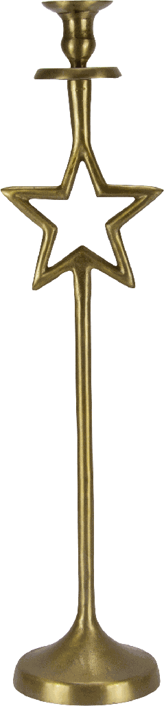 STARLIGHT Kerzenständer 62,5 cm Metall messing