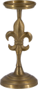 BOURBONE Kerzenständer für Stumpenkerzen Höhe 43 cm Metall messing