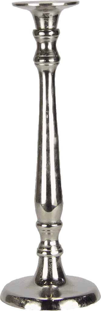 IMPERIAL Kerzenständer Höhe 50 cm Metall antik-silber