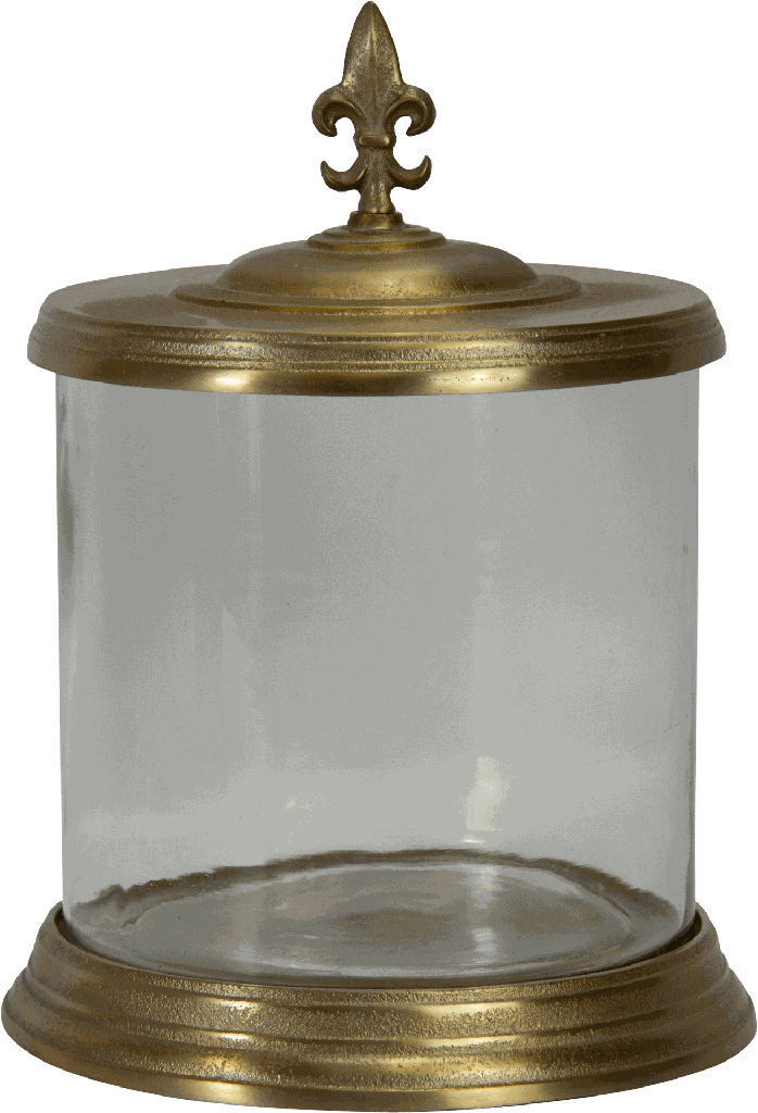 BOURBONE Bonboniere 31,5 cm Metall messing