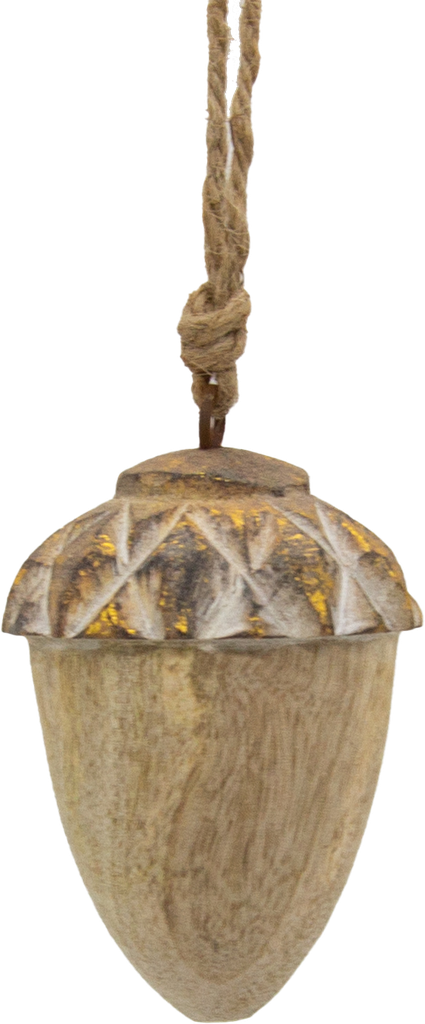 FOREST Eichel 7,7 cm Holz patiniert