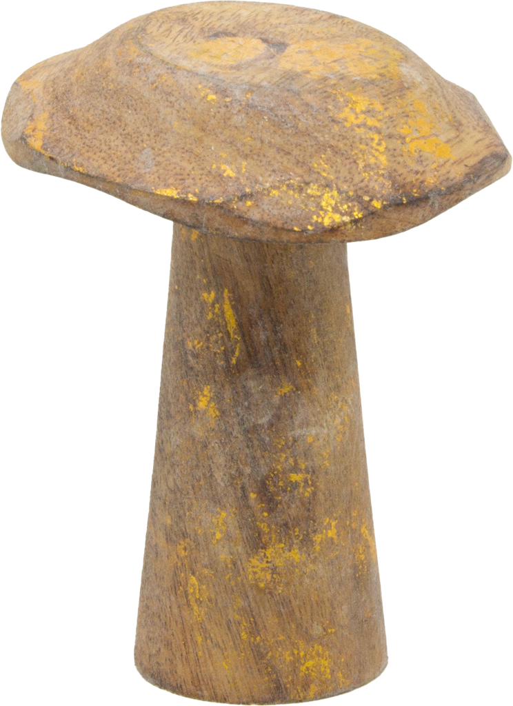 FOREST Pilz 13 cm Holz patiniert