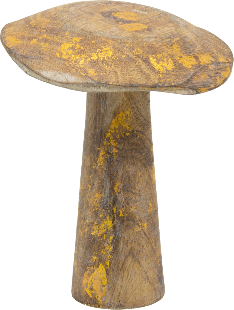 FOREST Pilz 16 cm Holz patiniert