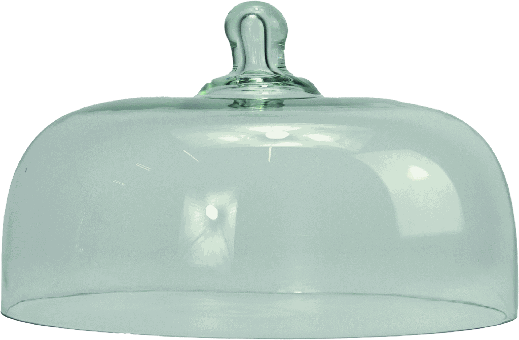 Cloche 18 x Ø 28 cm Glas klar
