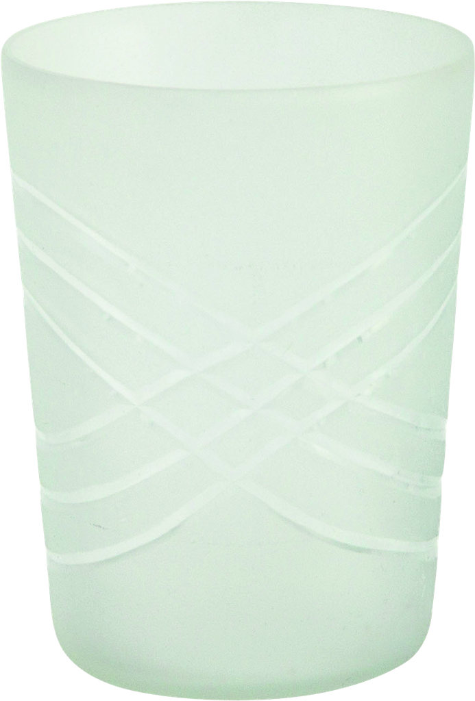 Windlicht 10,5 x Ø 7,5 cm Glas satiniert