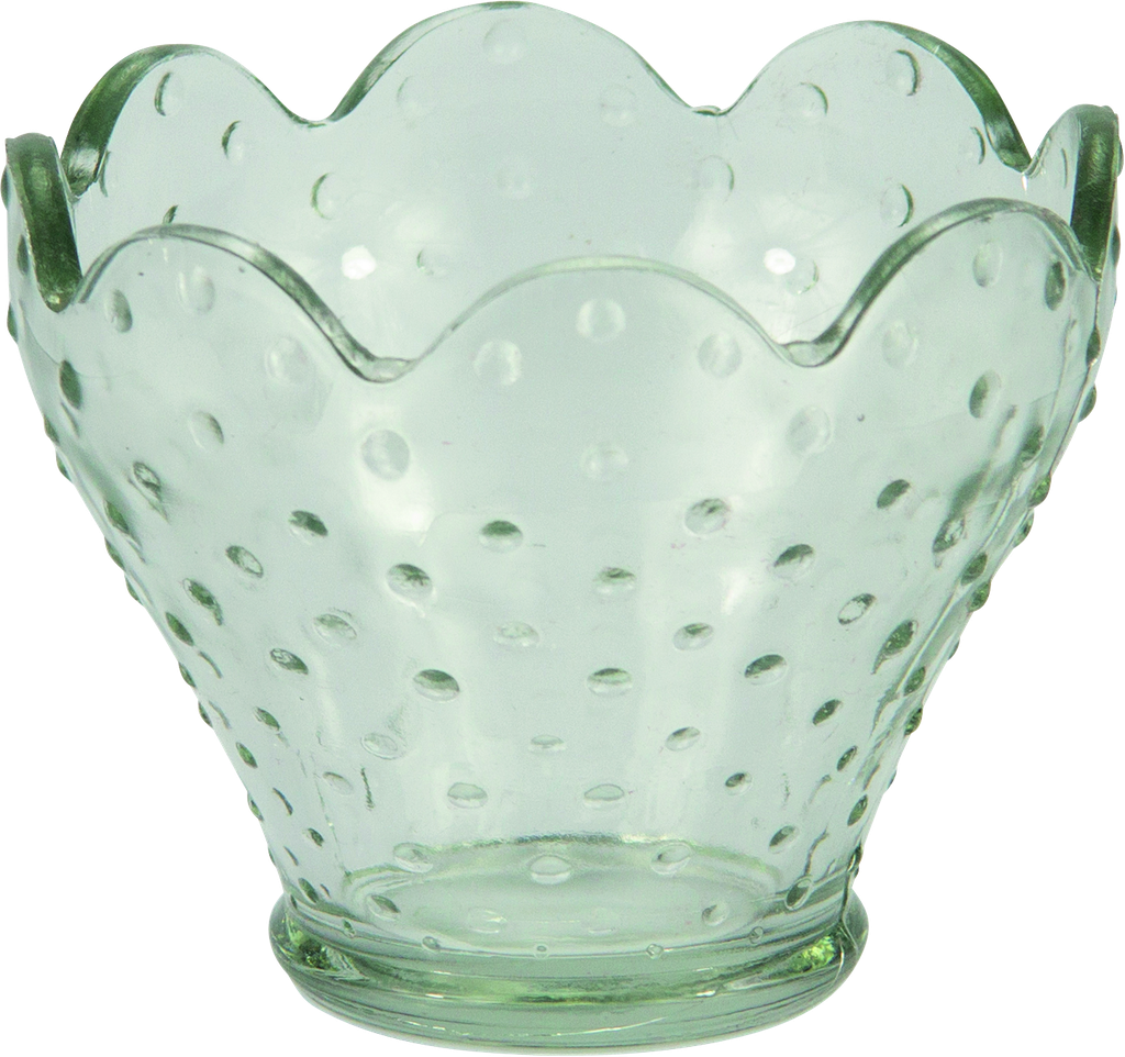 Windlicht 10 x Ø 12 cm Glas klar