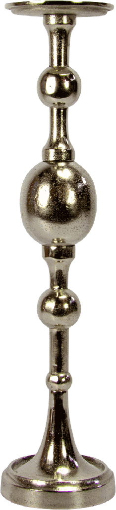 BALLOON Kerzenständer 56 cm Metall antik-silber