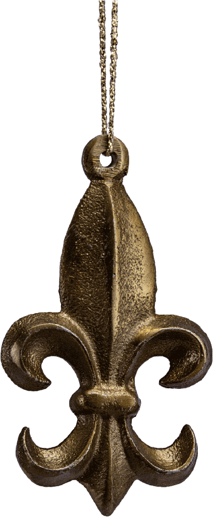 BOURBONE Hänger 9,7 cm Metall messing