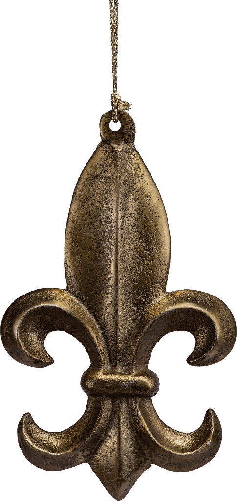 BOURBONE Hänger 13 cm Metall messing