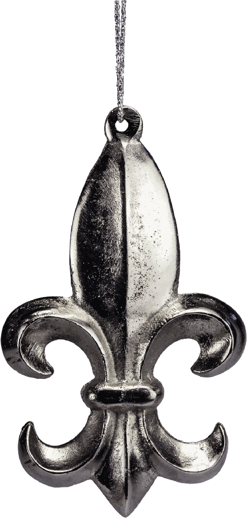 BOURBONE Hänger 13 cm Metall antik-silber