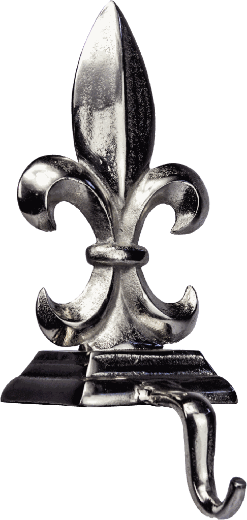 BOURBONE Kranzhaken 30 cm Metall antik-silber