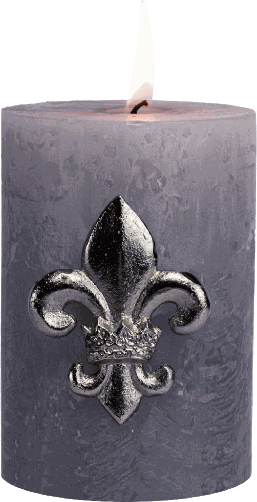 ROYAL Kerzenpin 6,5 cm Metall antik-silber