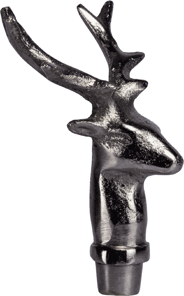 VENISON Stecker 12,5 cm Metall antik-silber