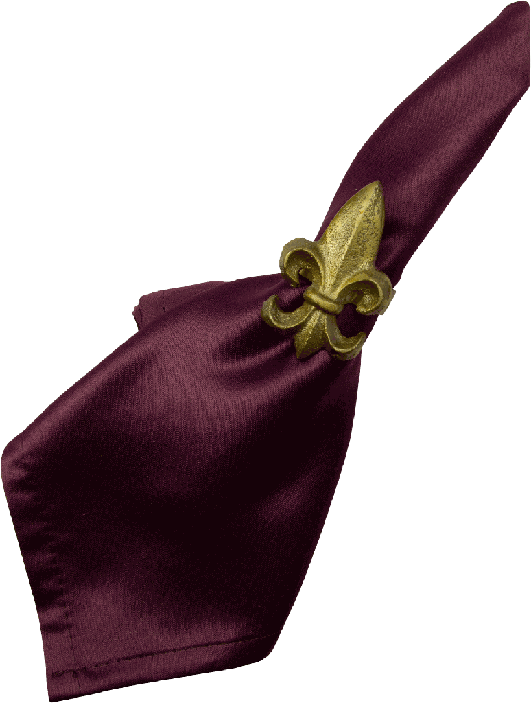 BOURBONE Serviettenring Metall messing