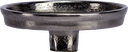 Aufsatzteller Ø 9 cm für Stumpenkerzen Metall antik-silber