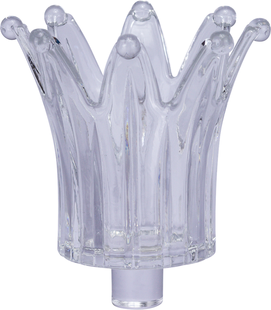 ROYAL Teelicht-Aufsatzglas 10 cm Glas klar