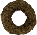 Fellkranz Ø 65 cm Kunstfell braun