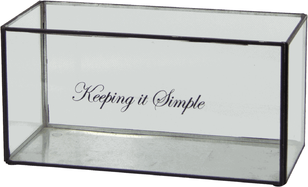 Windlicht 31 x 14 x 16 cm Glas schwarz