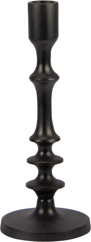 CIRCLE Kerzenständer Höhe 22,5 cm Metall schwarz