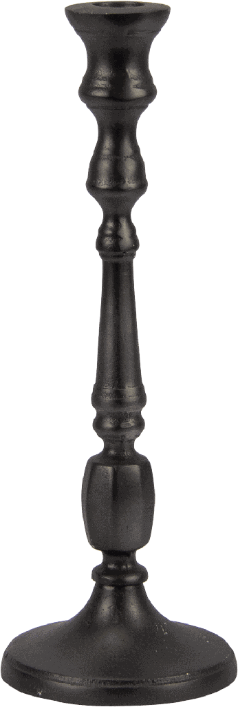 CLASSIC Kerzenständer Höhe 29 cm Metall schwarz