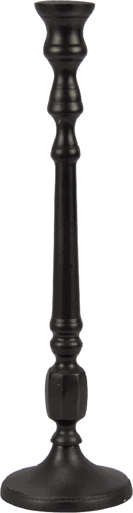 CLASSIC Kerzenständer Höhe 37,5 cm Metall schwarz