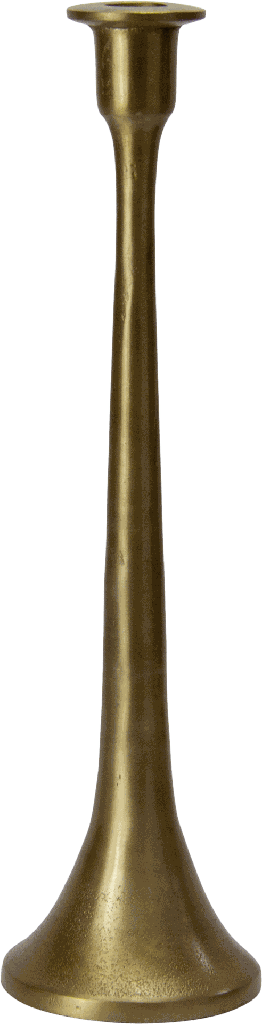 TORRE Kerzenständer Höhe 35 cm Metall messing
