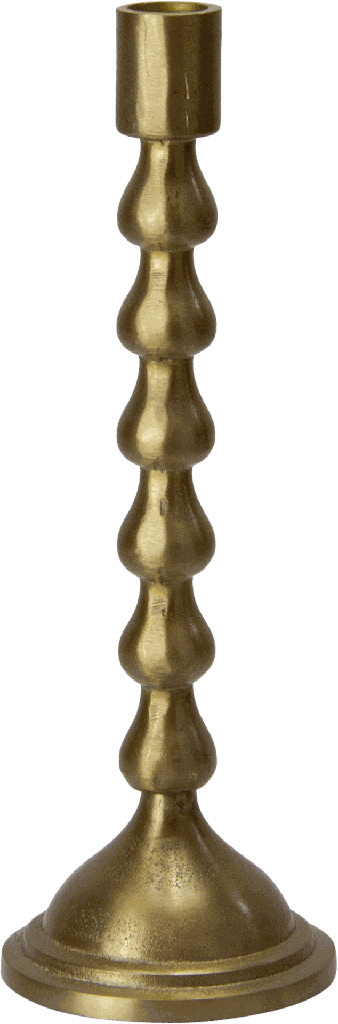 DROP Kerzenständer Höhe 28,5 cm Metall messing