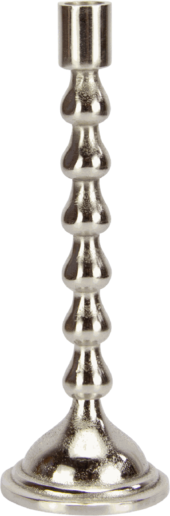 DROP Kerzenständer Höhe 28,5 cm Metall antik-silber