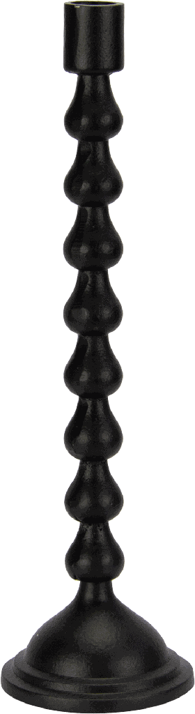 DROP Kerzenständer Höhe 35 cm Metall schwarz