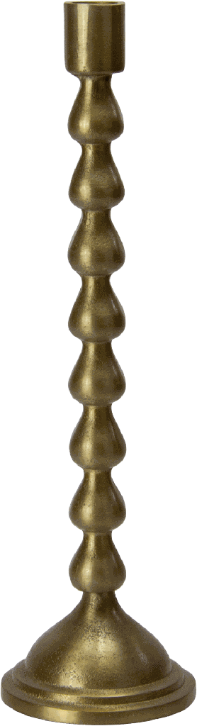 DROP Kerzenständer Höhe 35 cm Metall messing