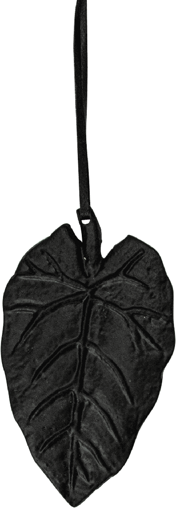 LIME TREE Blatt 12,5 cm Metall schwarz