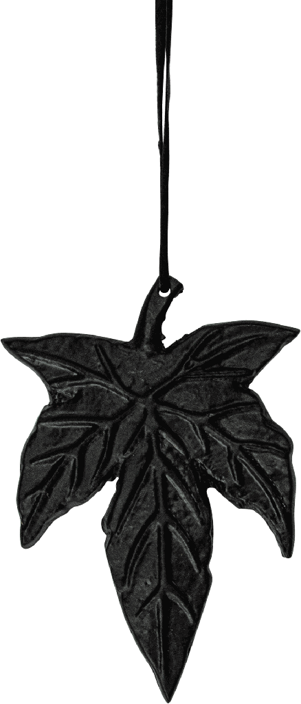 MAPLE Blatt 13,5 cm Metall schwarz