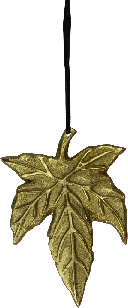 MAPLE Blatt 13,5 cm Metall messing