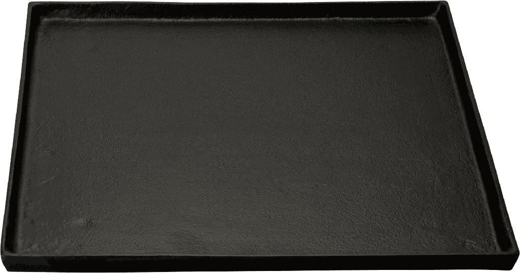 BASIC Kerzentablett 40 x 40 cm Metall schwarz