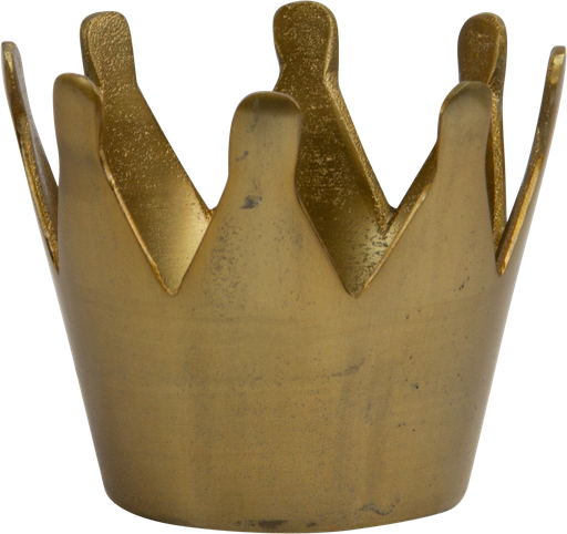 [23320A90] ROYAL Vase / Übertopf 12 cm Metall messing