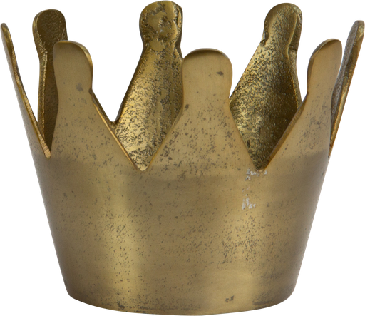 [23321A90] ROYAL Vase / Übertopf 15 cm Metall messing