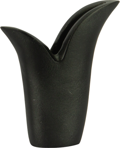 [23323A70] TULIP Vase 15,5 cm Metall schwarz