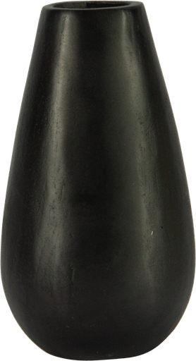 [23327A70] DROP Vase 15 cm Metall schwarz