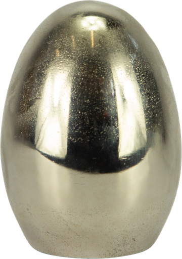 [23336A99] Ei stehend 14,3 cm Metall antik-silber