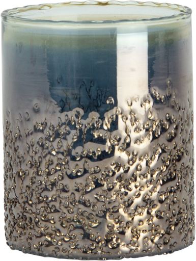 [23402A77] Windlicht 12 x Ø 10 cm Glas smoke