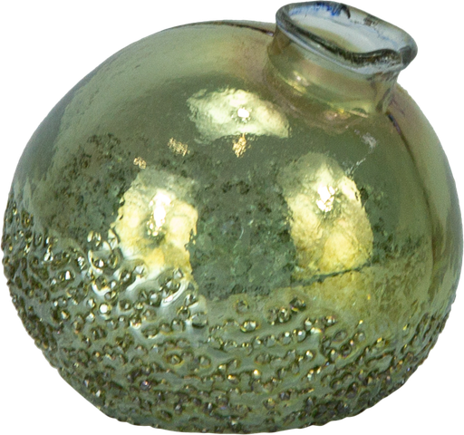 [23408A30] BOULE Vase Ø 10 cm Glas grün