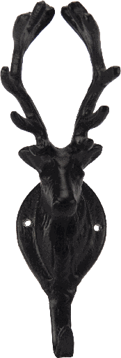 [24018A70] VENISON Wandhaken 21 cm Metall schwarz