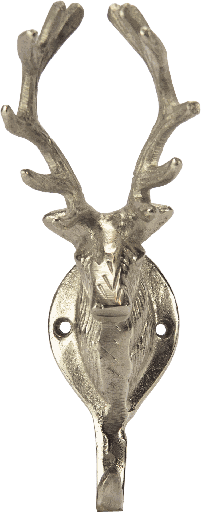 [24018A99] VENISON Wandhaken 21 cm Metall antik-silber